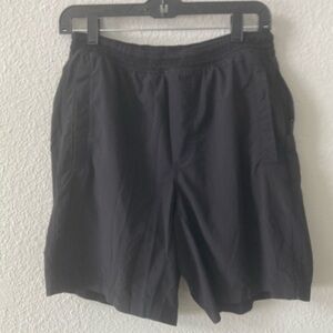 Lululemons Black Performance 2-in-1 Training Long 9” Shorts Size Large